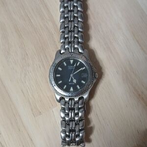 Citizen Silver Watch with Black Dial